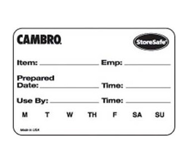 CM 23SLB6250 FOOD ROTATION LABEL 2"X3" DISSOLVING   6RL(250 PER ROLL)